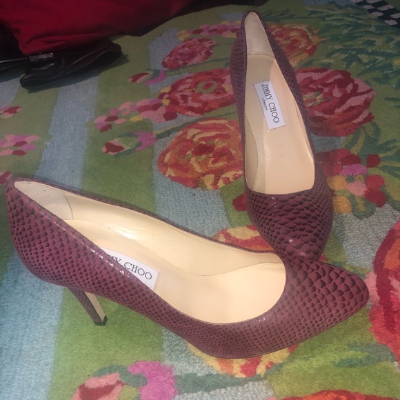 Jimmy Choo Shoes - Brand New Jimmy Choo sexy snakeskin print heels 38 Jimmy Choo Shoes - Brand New Jimmy Choo sexy snakeskin print heels 38